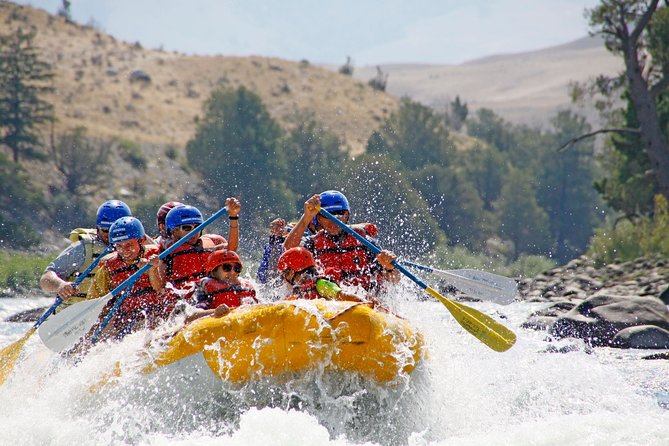 Montana Whitewater Half Day Raft Trip - Yellowstone River - The picnic area and pause in the outing