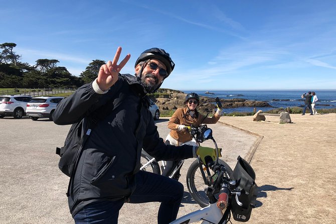 Monterey's 17 Mile Drive Guided Electric Bike Tour, 3 hr - Pebble Beach Market makes a useful break