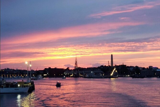 Narrated Sunset Cruise of Boston Harbor - The USS Constitution and Bunker Hill Monument
