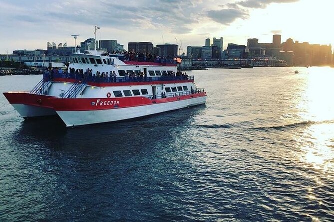 Narrated Sunset Cruise of Boston Harbor - The skyline at sunset