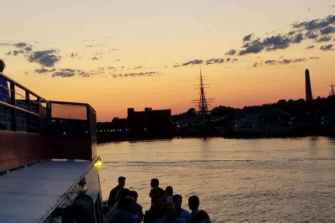 Narrated Sunset Cruise of Boston Harbor - Seating, sound, and the onboard bar