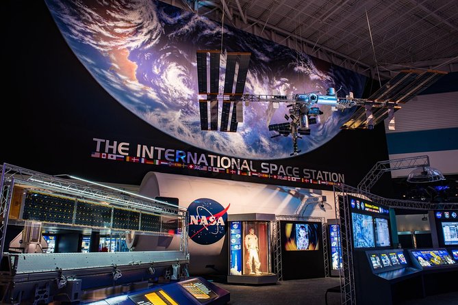NASA's Space Center Admission Plus Houston City Tour - Mission Control, working NASA areas, and the Saturn V