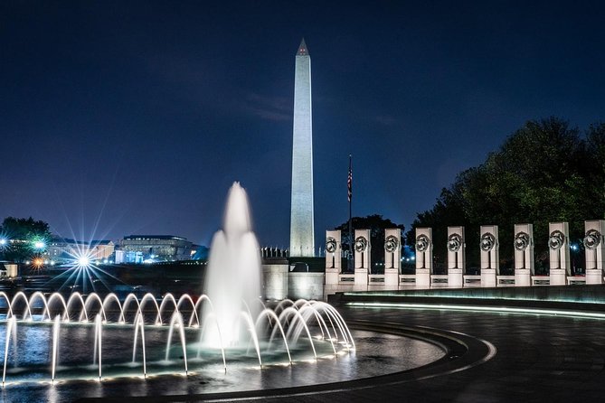 National Mall Monuments Night Tour with 10+ Stops, Entry Tickets - The Capitol and the first look at American power