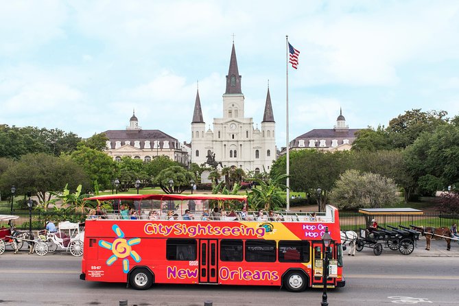 New Orleans City Sightseeing Hop-On Hop-Off Bus Tour - Convention Center, Arts District, and the riverfront