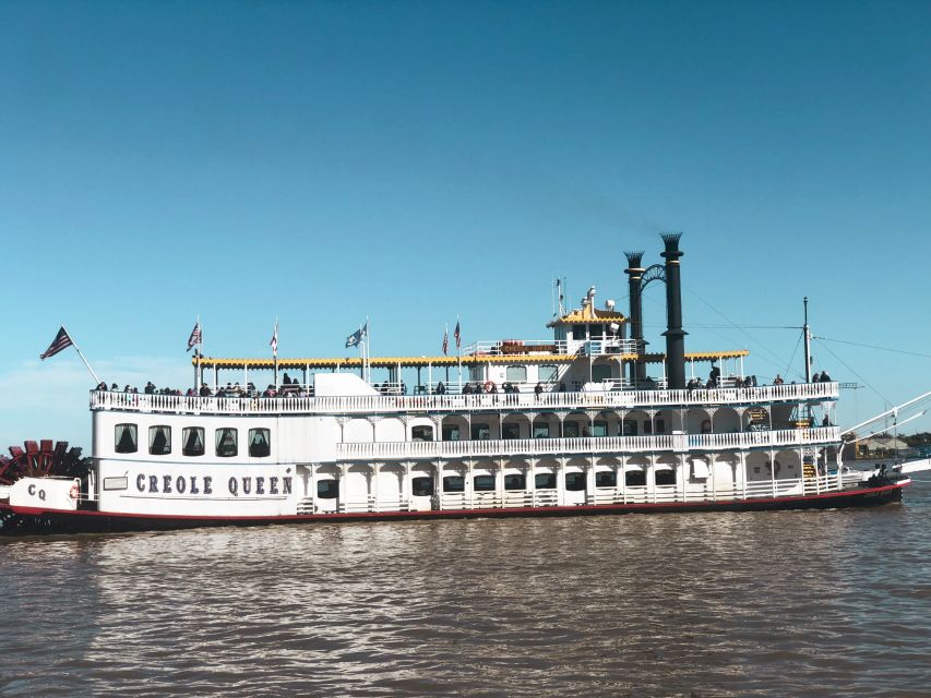 New Orleans: Creole Queen History Cruise with Optional Lunch - Key points to know before you go