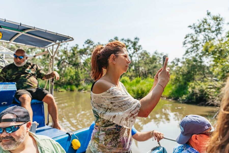 New Orleans: High Speed 9 Passenger Airboat Tour - From French Quarter music to open marsh