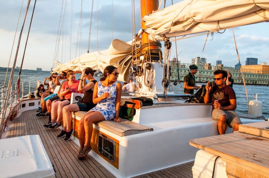 New York City: Sunset Sail Aboard a Schooner - Ellis Island, the Statue of Liberty, and the best photo moments