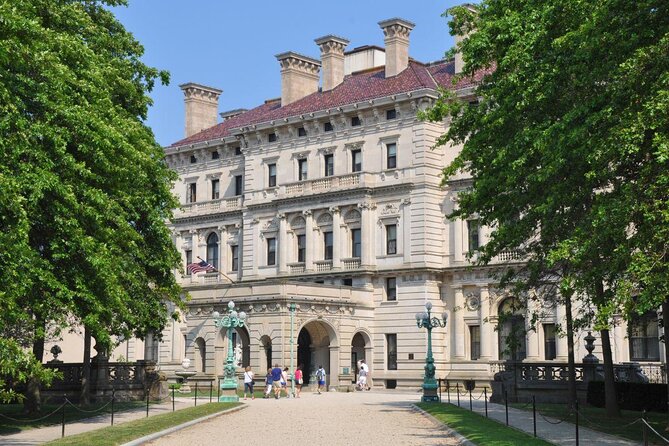 Newport Gilded Age Mansions Trolley Tour with Breakers Admission - Marble House and Rosecliff from the street