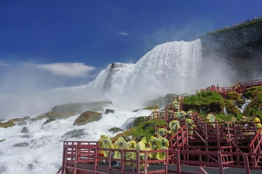 Niagara Falls USA: Cave of the Winds & Maid of the Mist Ride - The American Observation Tower and Whirlpool views