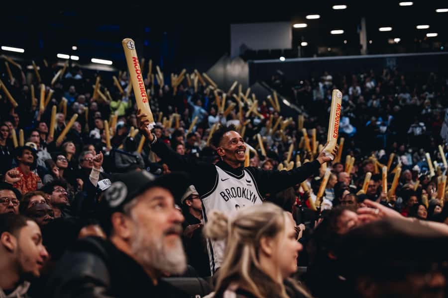 NYC: Brooklyn Nets NBA Game Ticket at Barclays Center - Warmups, music, and the pre-game feel