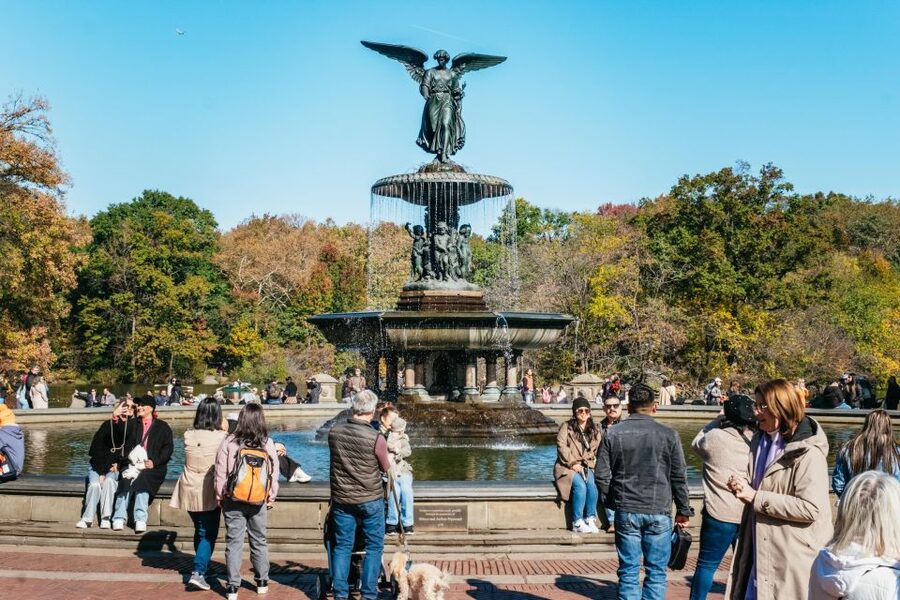 NYC: Central Park Guided Pedicab Tour - Bethesda Fountain and the heart of the park