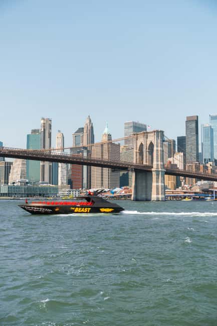NYC: Circle Line "The Beast" Midtown/Downtown Speedboat Ride - The Beast is a sightseeing ride with a pulse