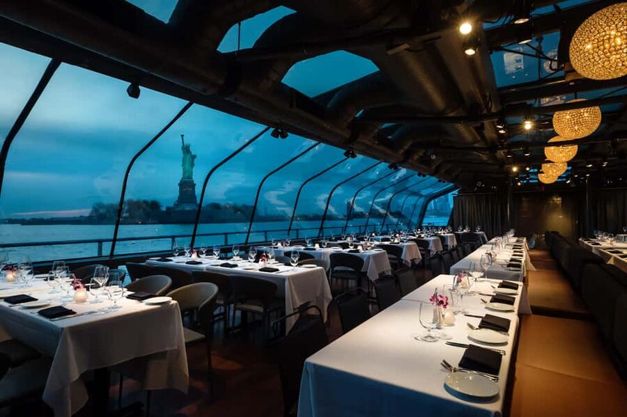 NYC: City Cruises Luxury Brunch, Lunch or Dinner Cruise - The Brooklyn, Manhattan, and Williamsburg bridges