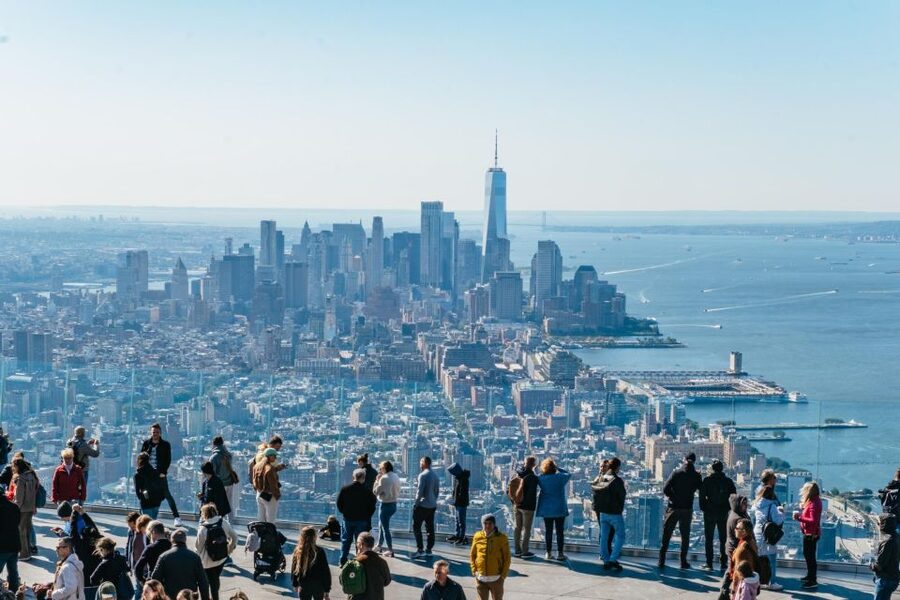 NYC: Edge Observation Deck Admission Ticket - The glass floor and Eastern Point