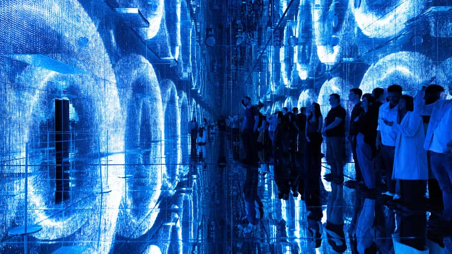 NYC: Mercer Labs Museum of Art and Technology - The first rooms set a sensory pace