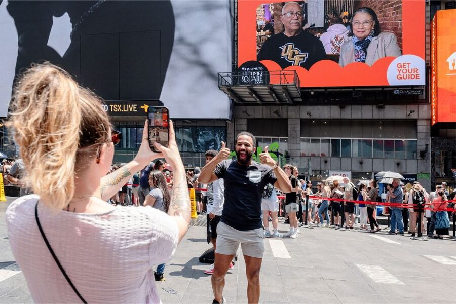 NYC: See Yourself on a Times Square Billboard for 24 Hours - Finding 1560 Broadway in the heart of Times Square