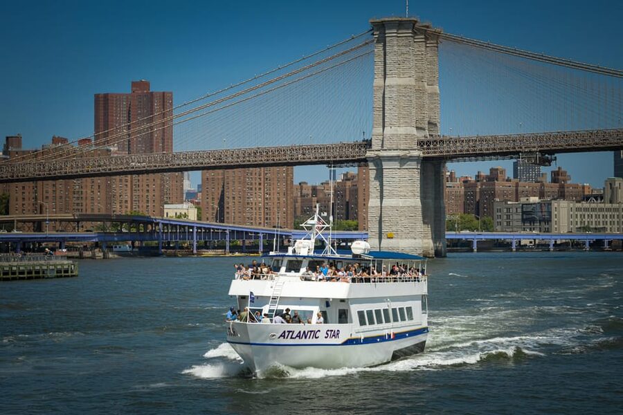 NYC: Starship Landmark 90 Minute Sightseeing Cruise - Lower Manhattan, Governors Island, and the city from below
