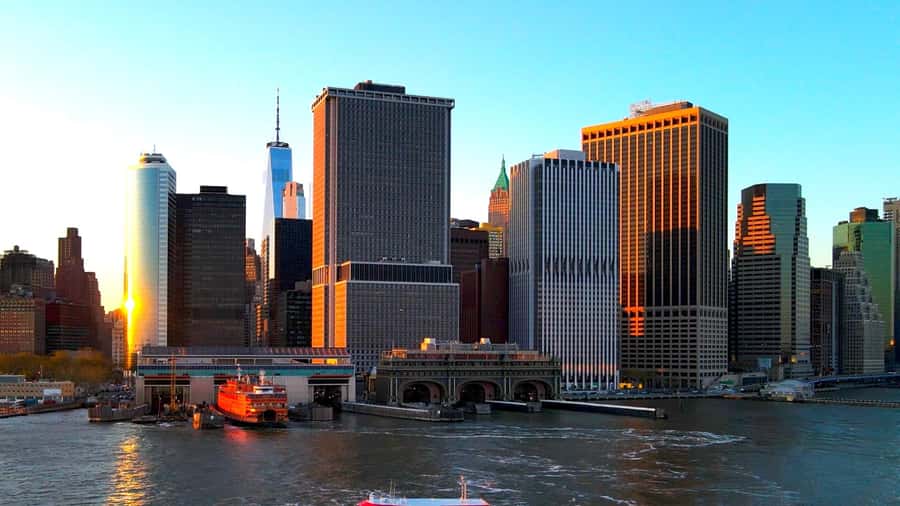 NYC: Statue of Liberty Sunset Cruise Skip-the-Line Ticket - Sailing past Lower Manhattan