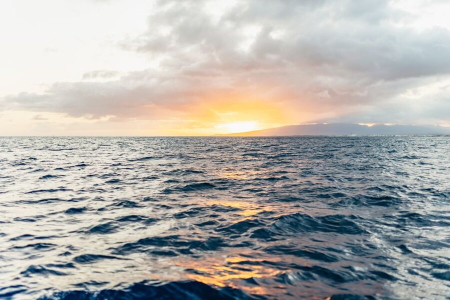 Oahu: Waikiki Sunset Catamaran Cocktail Cruise - Cruising the Waikīkī coast with Diamond Head ahead