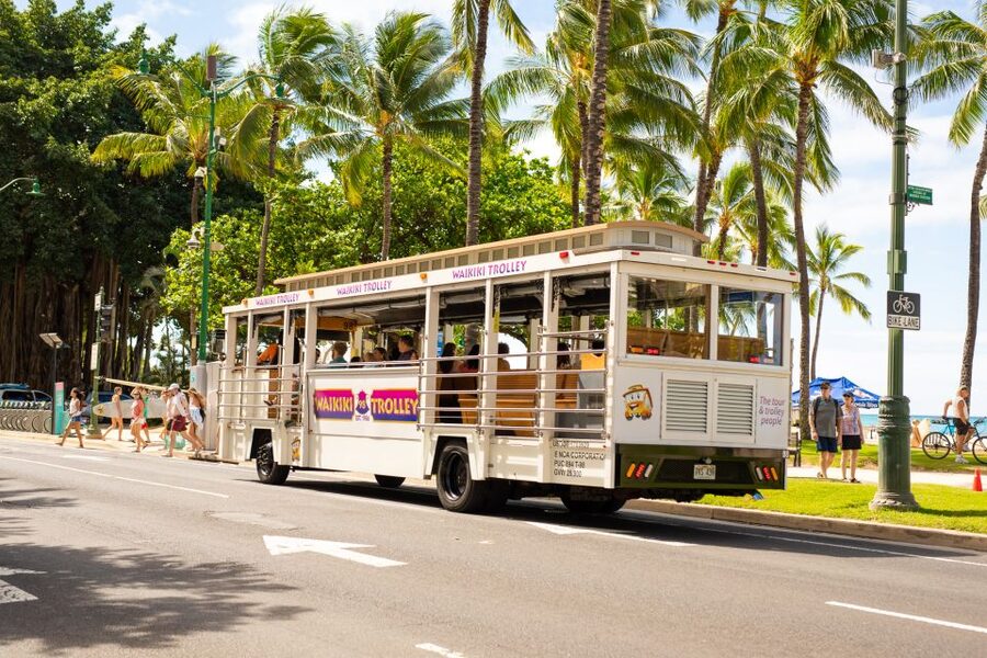 Oahu: Waikiki Trolley Hop-on Hop-off All-Line Pass - Red Line: Honolulu’s past and present