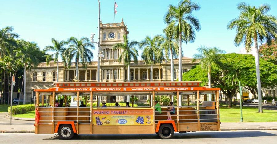 Oahu: Waikiki Trolley Hop-on Hop-off All-Line Pass - Blue Line: the coast toward Sea Life Park