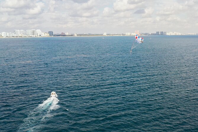 Ocean Parasailing Adventure In Fort Lauderdale, FL - Three views in one short cruise