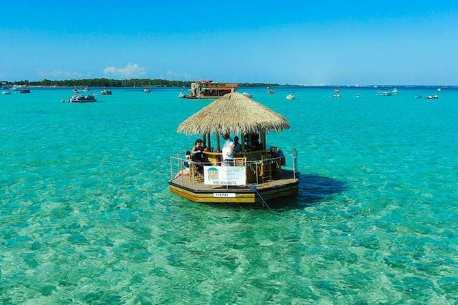 Original Cruisin' Tikis 3hr Crab Island Sandbar Adventure - The short cruise from Destin Harbor