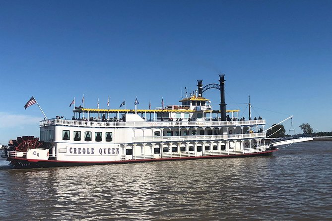 Paddlewheeler Creole Queen Historic Mississippi River Cruise - How the timing works on the day