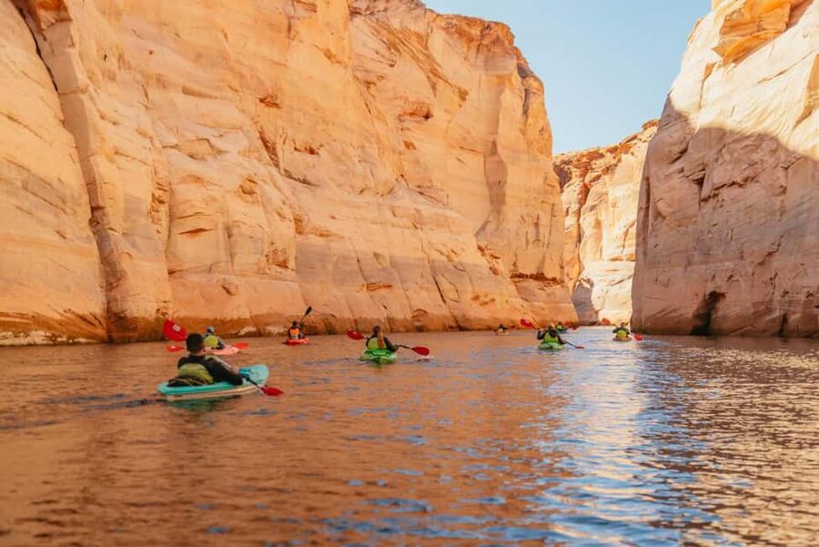 Page/Lake Powell: Guided Kayak & Water Antelope Canyon Tour - Helpful packing advice for four hours