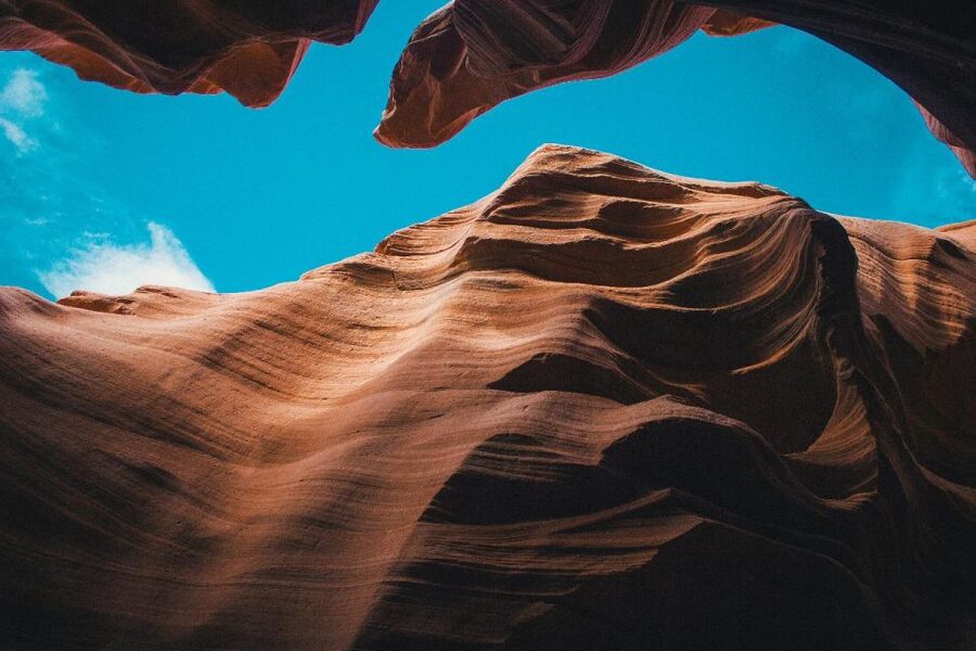 Page: Upper Antelope Canyon Entry Ticket and Guided Tour - The ride from Page into the dry wash