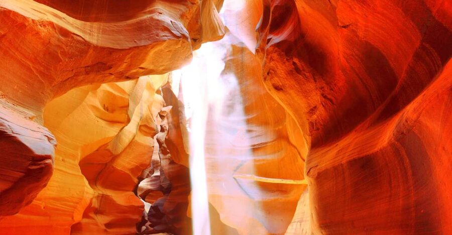 Page: Upper Antelope Canyon Prime Time Entry & Navajo Guide. - From check-in to the canyon entrance