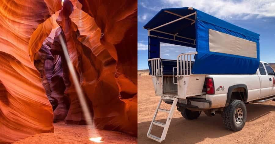 Page: Upper Antelope Canyon Walking Tour with Local Guide - Entering Upper Antelope Canyon by Shuttle