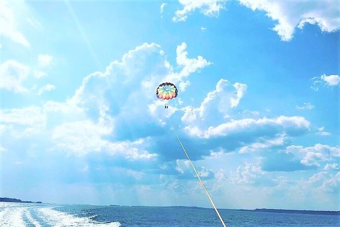 Parasailing Adventure at the Hilton Head Island - Taking off from Hilton Head Harbor