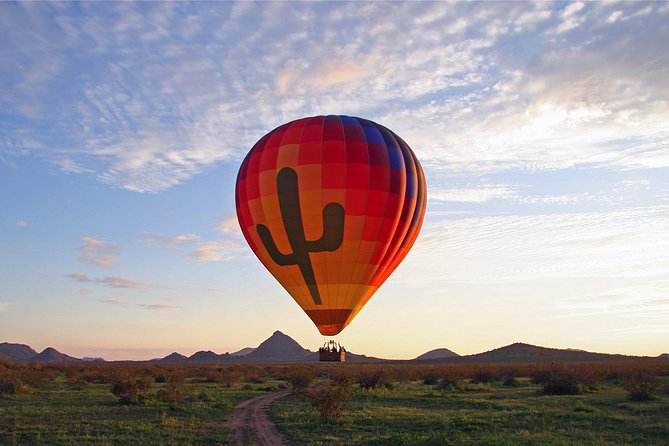 Phoenix Morning Hot Air Balloon Ride with Bubbly + Breakfast - Watching the balloon come alive