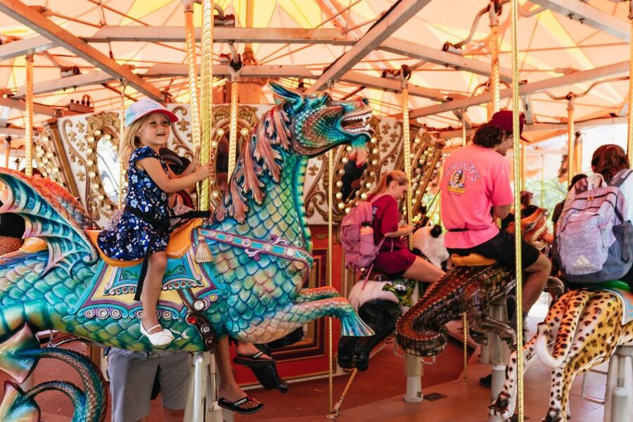 Phoenix Zoo One Day General Admission Ticket - Playgrounds and animal encounters break up the walking