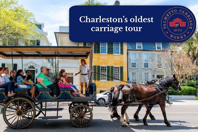 Private Daytime Horse-Drawn Carriage Tour of Charleston - Starting at the Big Red Barn near City Market