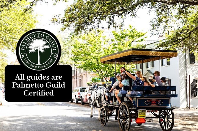 Private Daytime Horse-Drawn Carriage Tour of Charleston - City Market, St. Philip’s Church, and the first landmarks