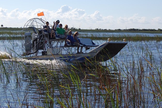 Private Tour: Florida Everglades Airboat Ride and Wildlife Adventure - The airboat ride through the grassy water
