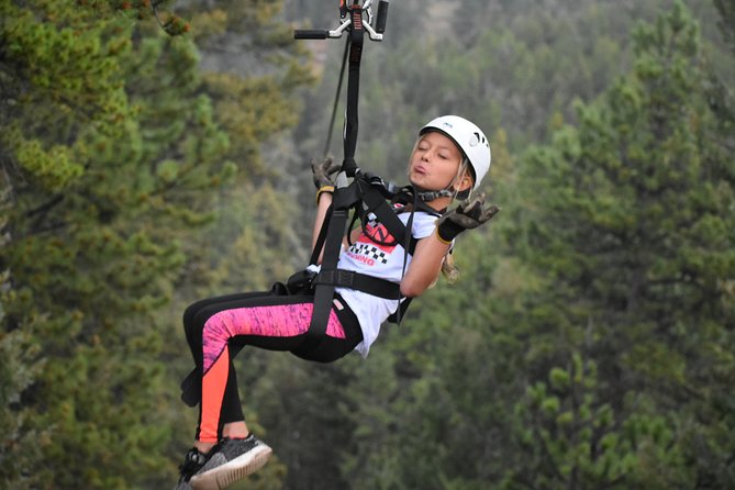 Rocky Mountain 6-Zipline Adventure on CO Longest and Fastest! - Check-in, weighing, and getting suited up