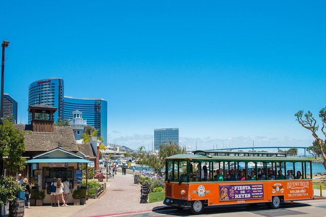 San Diego Hop On Hop Off Trolley Tour - Seaport Village and the Marriott stop are useful breaks