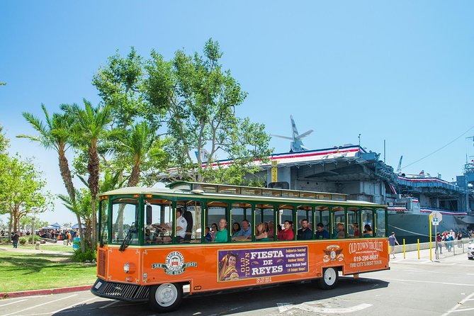 San Diego Hop On Hop Off Trolley Tour - The Embarcadero puts ships and museums within reach