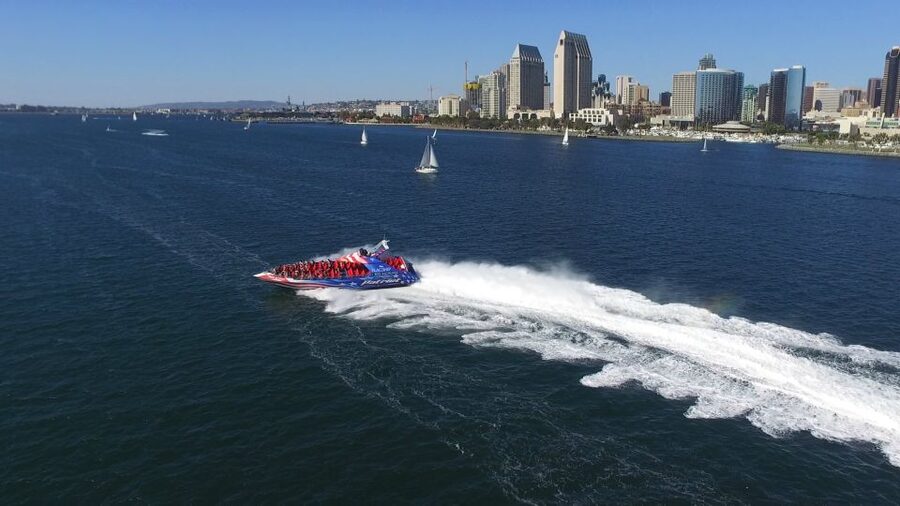 San Diego: Patriot Jet Boat Thrill Ride - The Harbor Sights at Full Speed