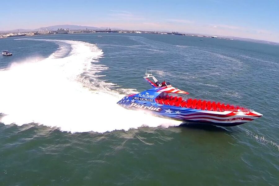 San Diego: Patriot Jet Boat Thrill Ride - Spins, Turns, and the Wet Factor