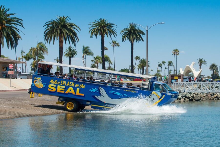 San Diego: SEAL City Tour by Amphibious Bus - The city portion: Embarcadero sights and local stories