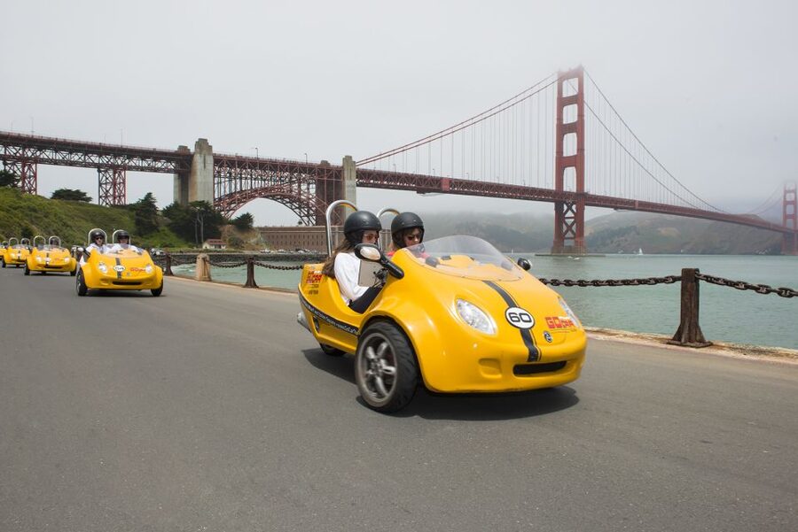 San Francisco: 3-Hour Early Bird GoCar Tour - The GPS guide, controls, and comfort