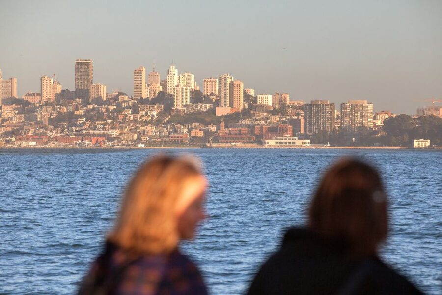 San Francisco Bay Sunset Cruise by Luxury Catamaran - Setting out from Pier 39 beside the sea lions