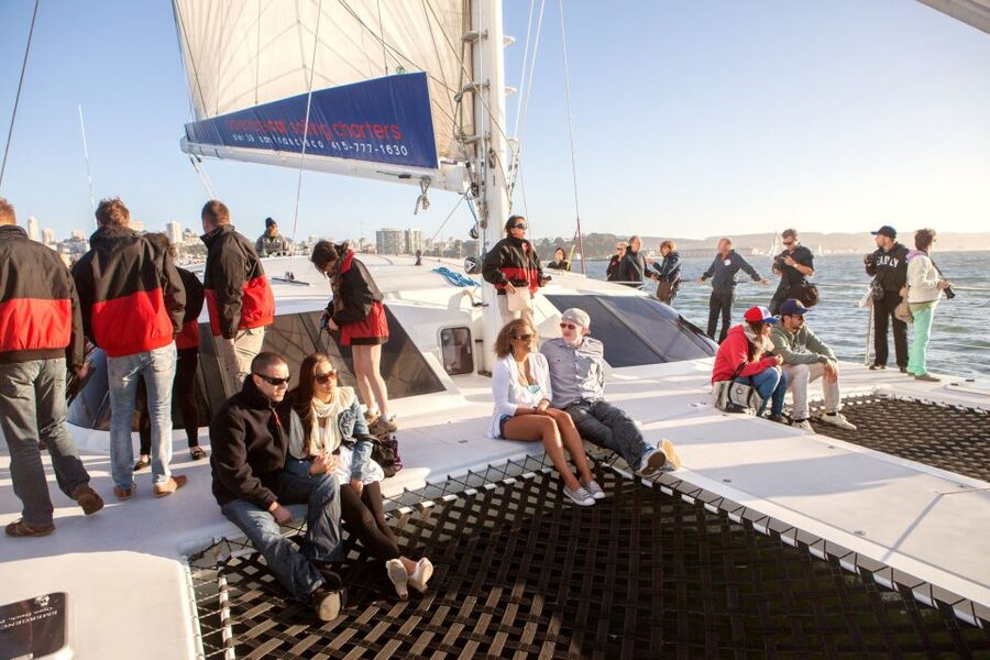 San Francisco Bay Sunset Cruise by Luxury Catamaran - A crew that adds real value