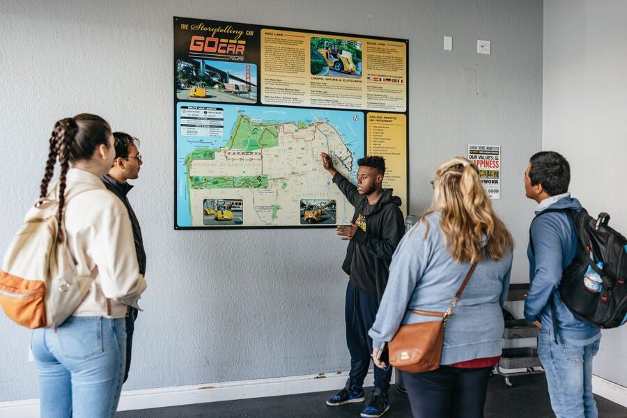 San Francisco: Golden Gate Bridge and Lombard GoCar Tour - The Presidio and Palace of Fine Arts