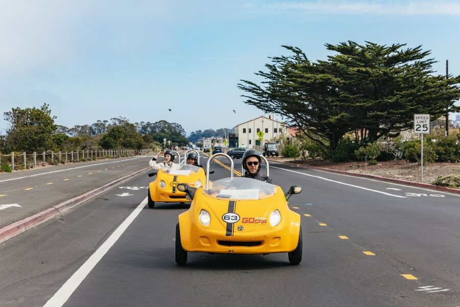San Francisco: Golden Gate Bridge and Lombard GoCar Tour - Chestnut Street and Union Street on the return