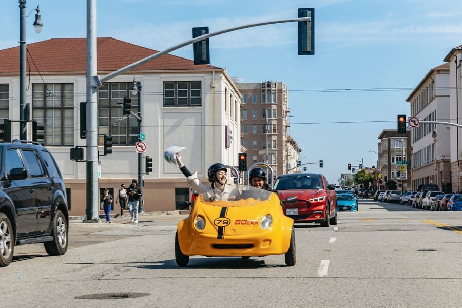 San Francisco: Golden Gate Bridge and Lombard GoCar Tour - Russian Hill and Lombard Street